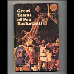 Great Teams of Pro Basketball 1971 Book by Lou Sabin Lakers 76ers Celtics Knicks
